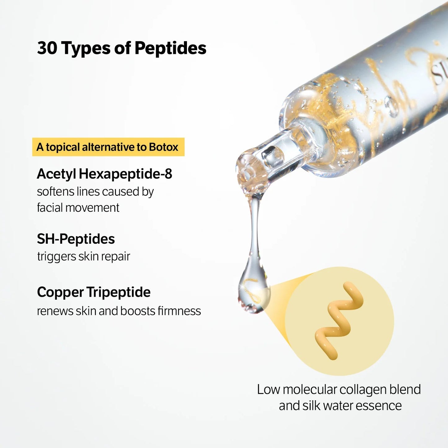 🔥Korean Deep Collagen Silk Peptide Ampoule | Deep Hydration | Youth-Restoring Results