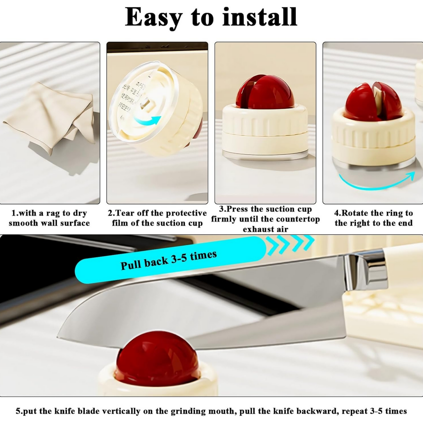 Portable Rapid Knife Sharpener – Safe, Fast & Ultra-Effective