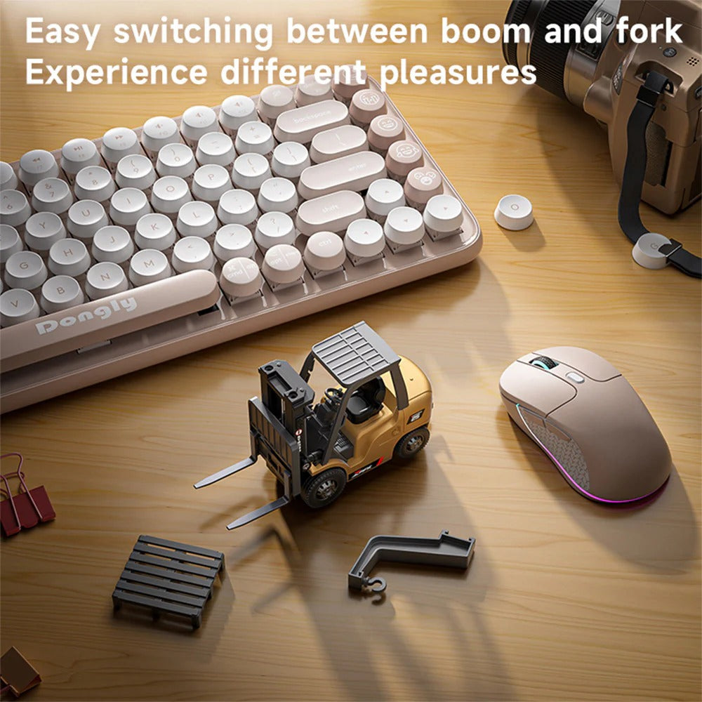 🚜 Mini Desktop Remote Control Forklift Car