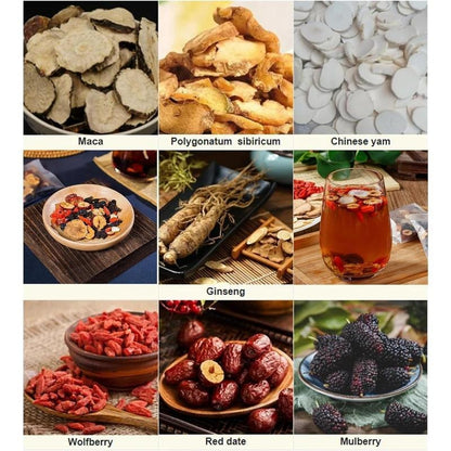 🌿Ginseng Five Treasure Tea – Boost Energy, Strength & Stamina