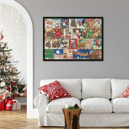 Christmas Advent Calendar Jigsaw Puzzle – 1000pcs Festive Holiday Countdown Fun