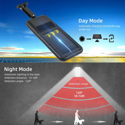 🌞 Solar Powered Street Light – Brightness That Fits Your Needs
