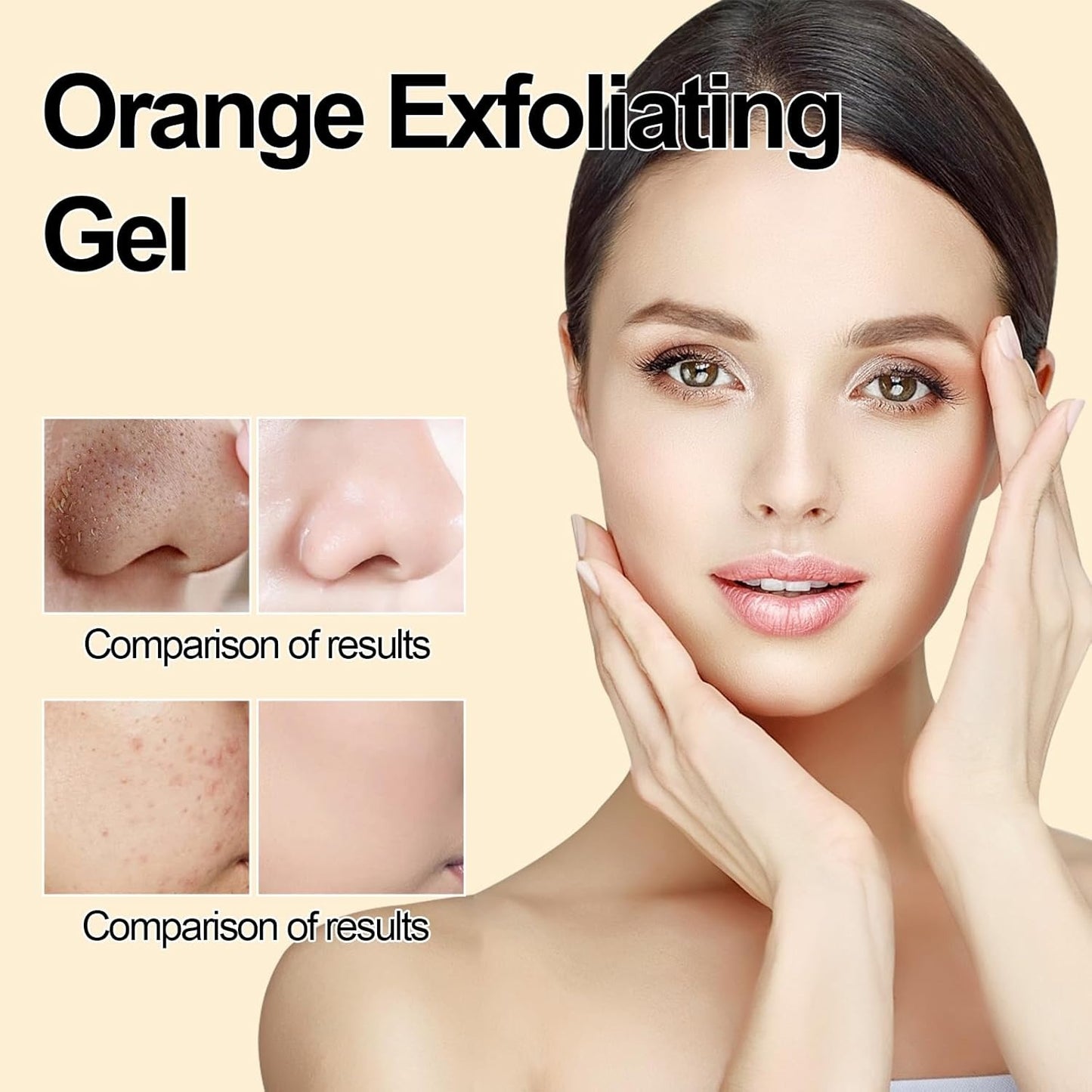 Orange Scented Exfoliator Clear Gel