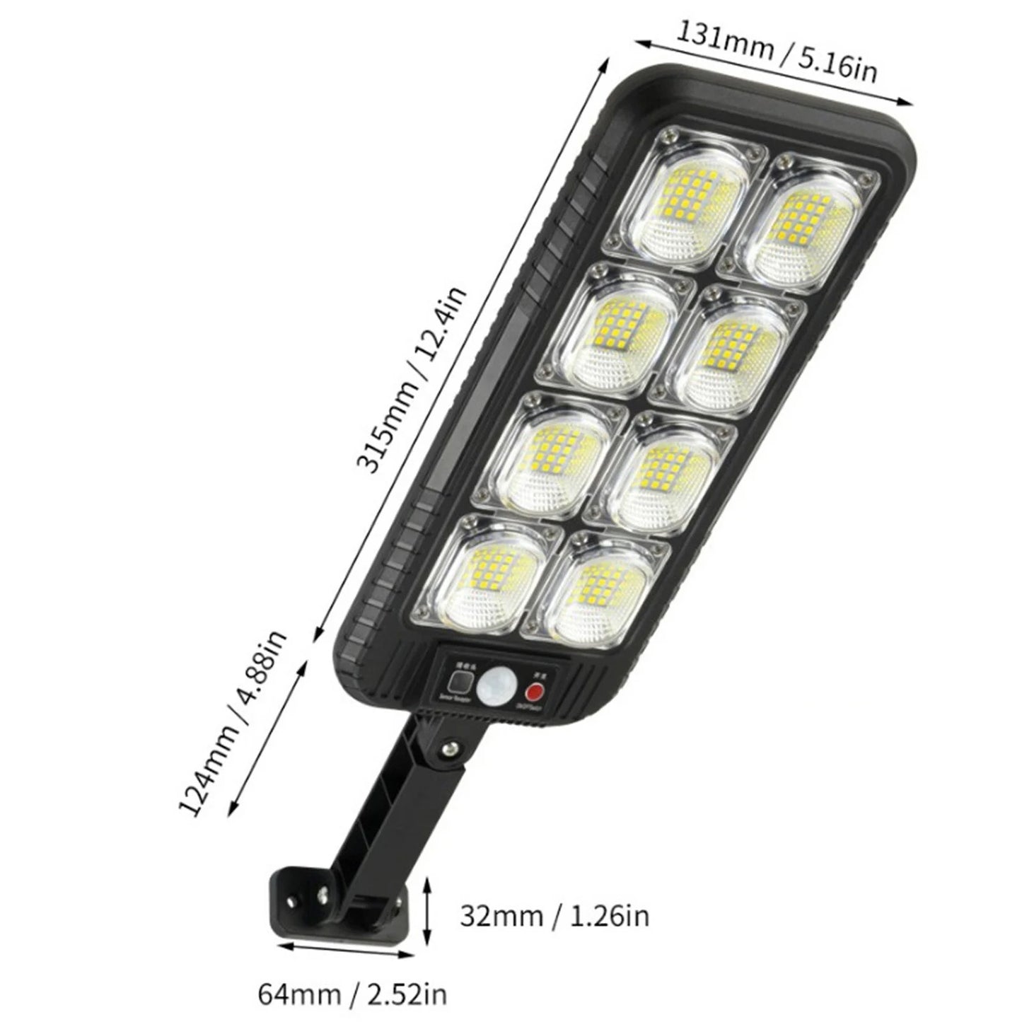 🌞 Solar Powered Street Light – Brightness That Fits Your Needs