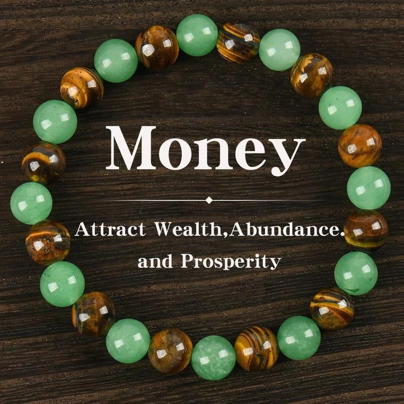 Arpurraina Money Magnet Bracelet – Green Aventurine & Tiger Eye