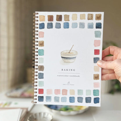 🎨 Baking Watercolor Workbook – Paint, Practice & Play