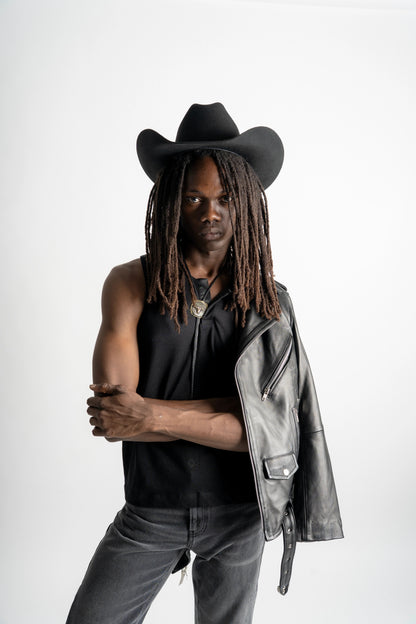 1000X Jerarch Feathered Cowboy Hat