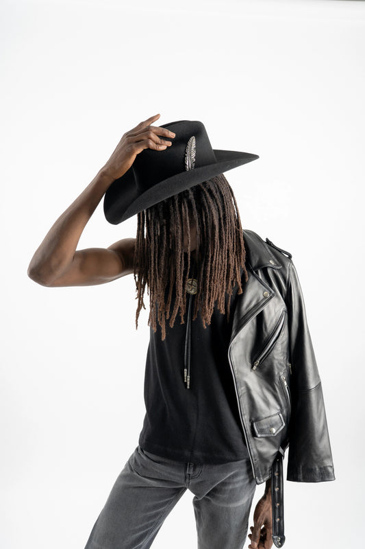 🔥1000X Jerarch Feathered Cowboy Hat