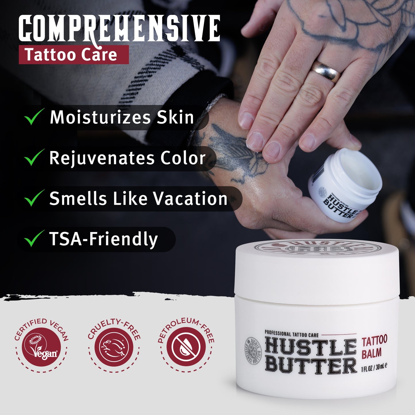 Deluxe Tattoo Balm: Heal. Hydrate. Protect.