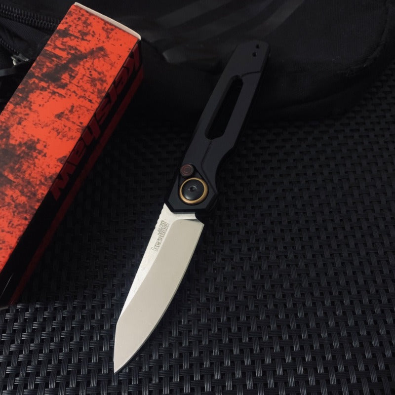 Spring Assist Button Lock 7550 Stainless Steel