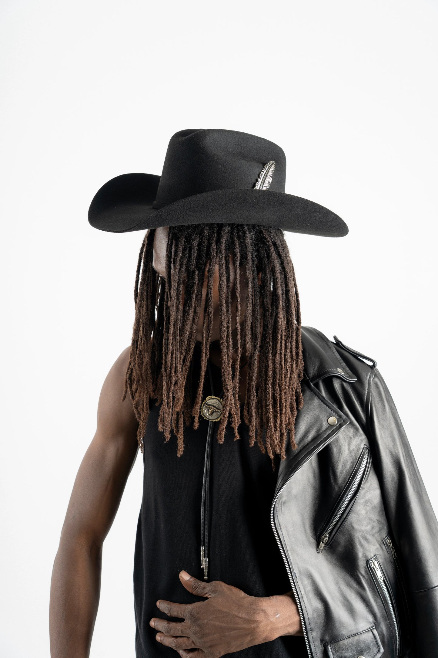 1000X Jerarch Feathered Cowboy Hat