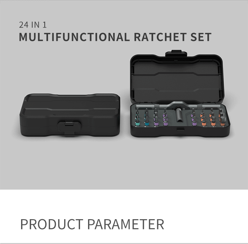 24-in-1 Ratchet Screwdriver Set – Multifunctional Household Tool Kit