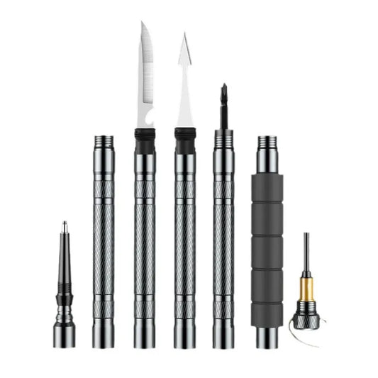7-in-1 Tactical Trekking Stick – Ultimate Survival Gear for Hiking & Camping