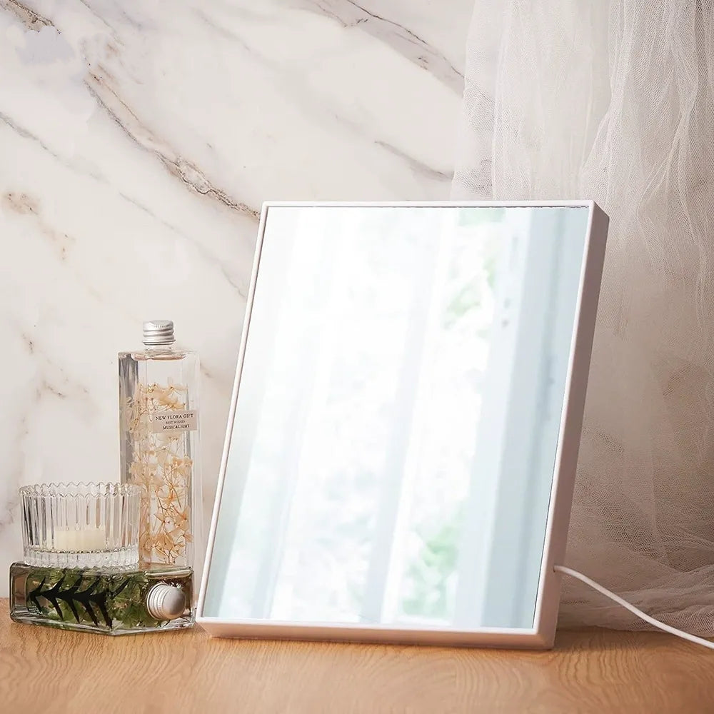 LED Mirror Glow Light Box – Keepsake Picture Frame for Meaningful Moments