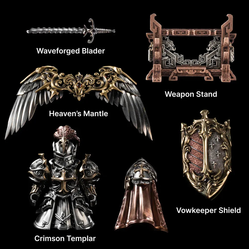 Crimson Templar – Epic Paladin Desk Statue