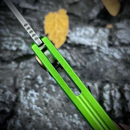 Spring Assist Button Lock 7550 Stainless Steel