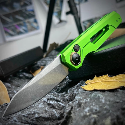 Spring Assist Button Lock 7550 Stainless Steel