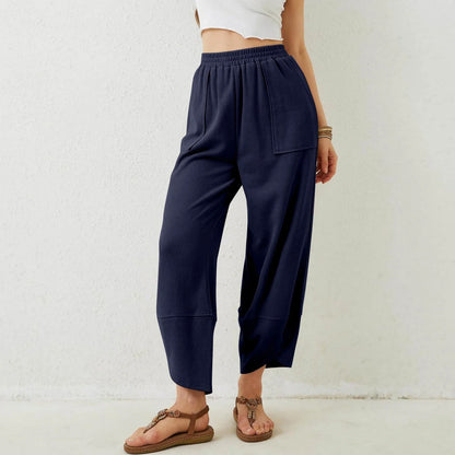Womens Baggy Wide Leg Pants with Large Pockets