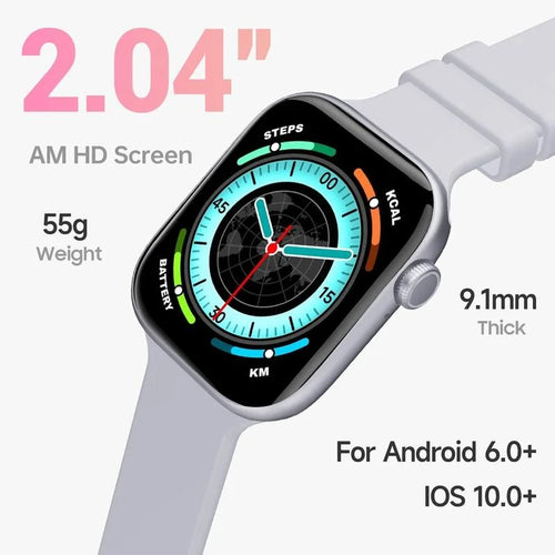 2.04" Fashion Touch Screen Smart Watch
