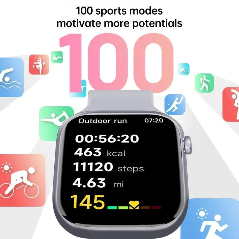 2.04" Fashion Touch Screen Smart Watch