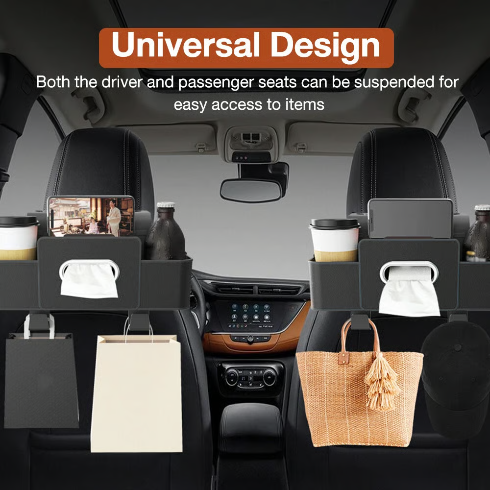 3-in-1 Car Backseat Organizer – Keep Your Ride Clean & Organized!