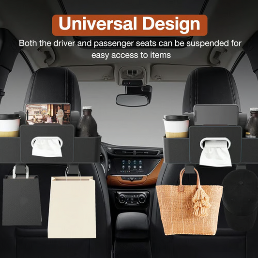3-in-1 Car Backseat Organizer – Keep Your Ride Clean & Organized!