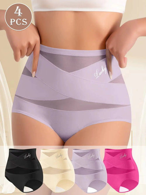 🖤 4-PCS High-Waisted Sculpting Briefs