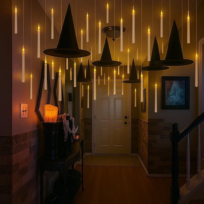 👻 Halloween Magic Floating LED Flameless Candles 🎃