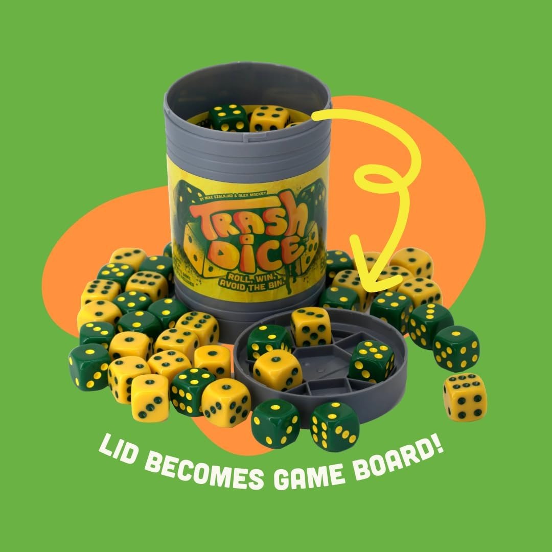 Dumpster Dice – The Fastest, Funniest Family Dice Game of the Year!