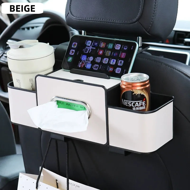 3-in-1 Car Backseat Organizer – Keep Your Ride Clean & Organized!