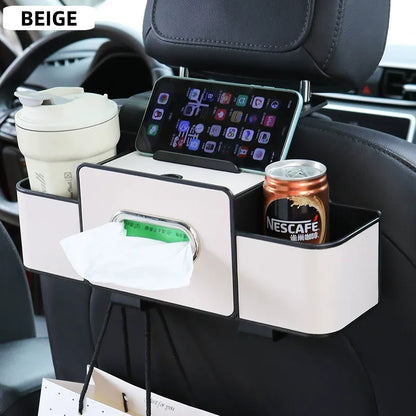 3-in-1 Car Backseat Organizer – Keep Your Ride Clean & Organized!