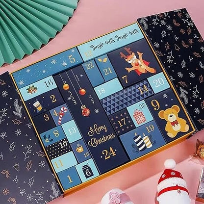 DIY Christmas Advent Calendar 2025 – 24 Refillable Gift Boxes Set