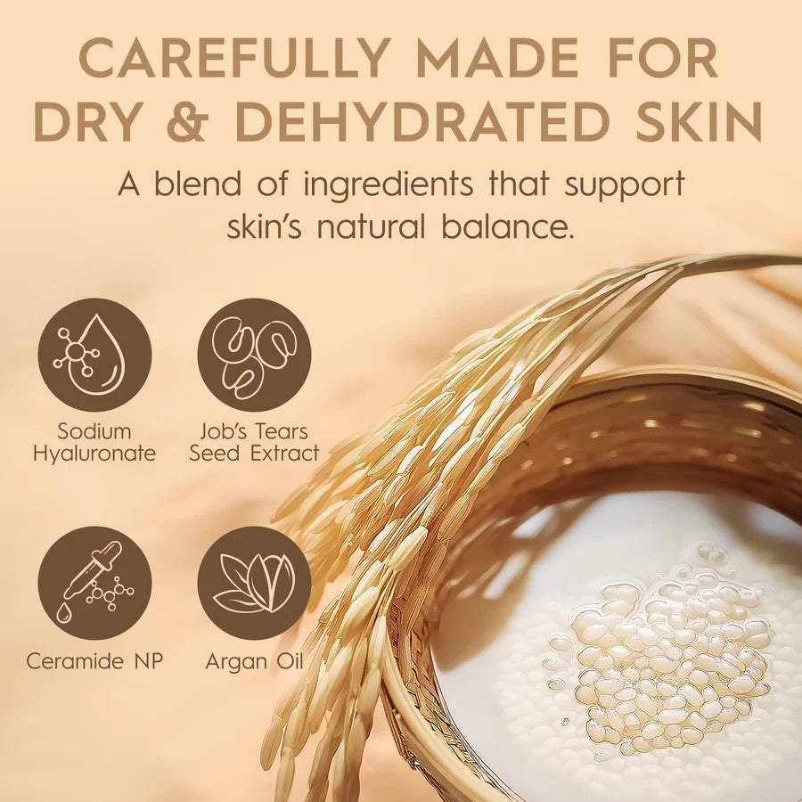 K-Beauty Rice Toner – 77.78% Rice Extract