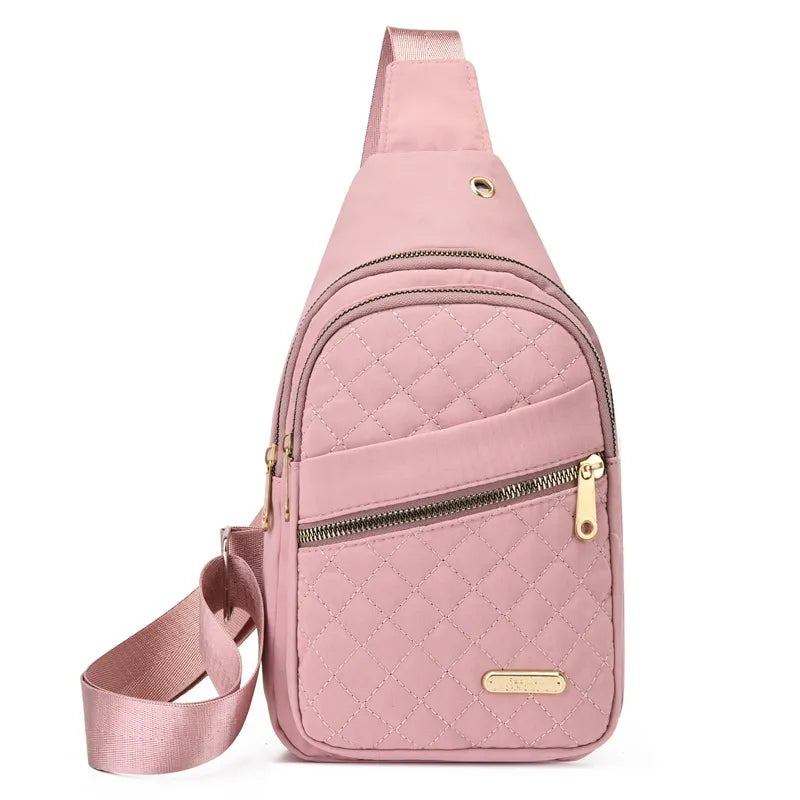 Solid Color Quilted Fanny Pack — Chic, Spacious, and Ready for Anything