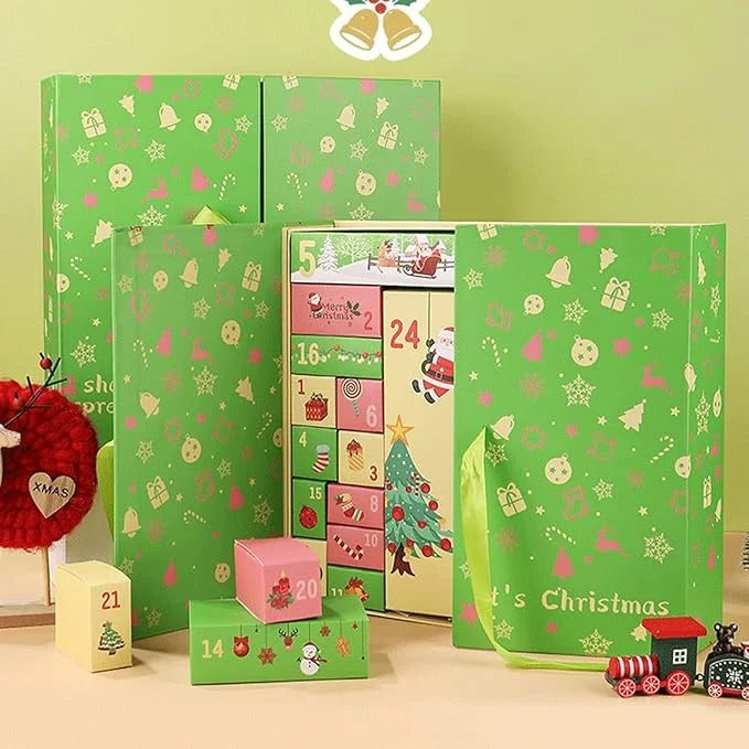 DIY Christmas Advent Calendar 2025 – 24 Refillable Gift Boxes Set