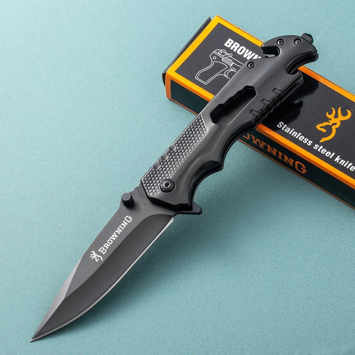BM 5-in-1 Survival Folding Tool Multitool