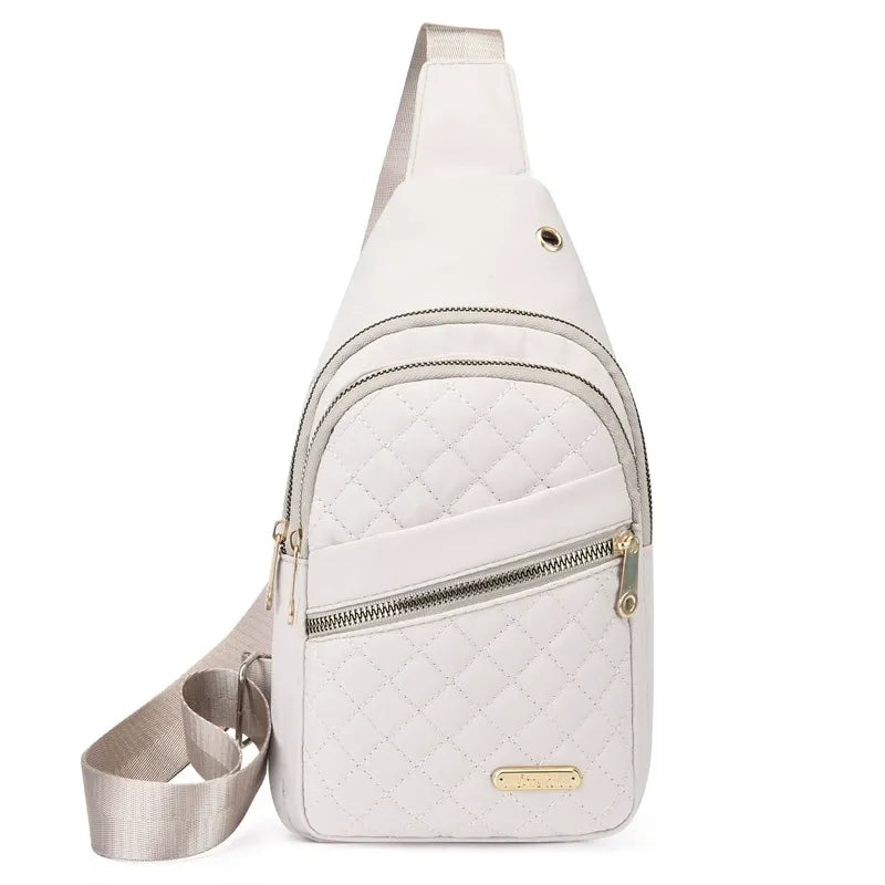 Solid Color Quilted Fanny Pack — Chic, Spacious, and Ready for Anything