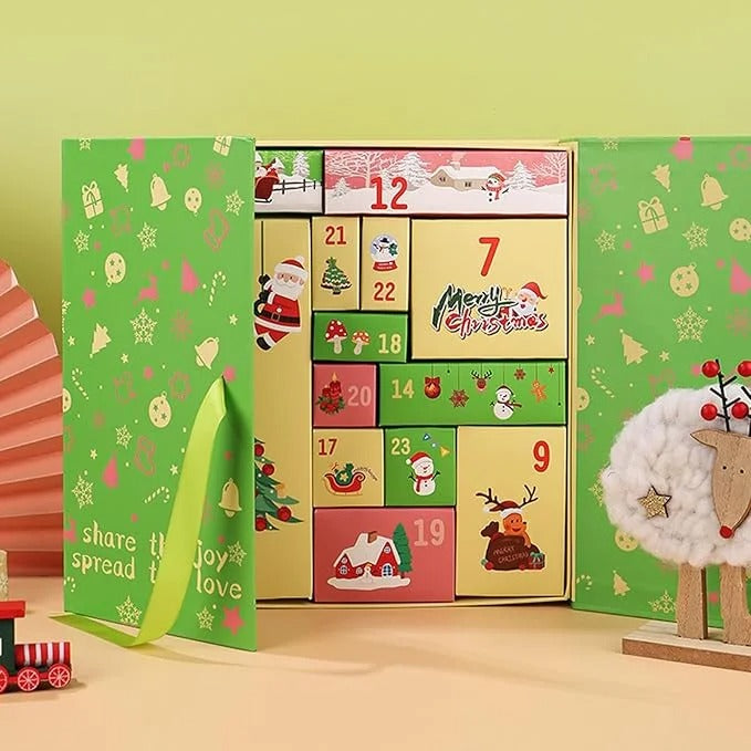DIY Christmas Advent Calendar 2025 – 24 Refillable Gift Boxes Set