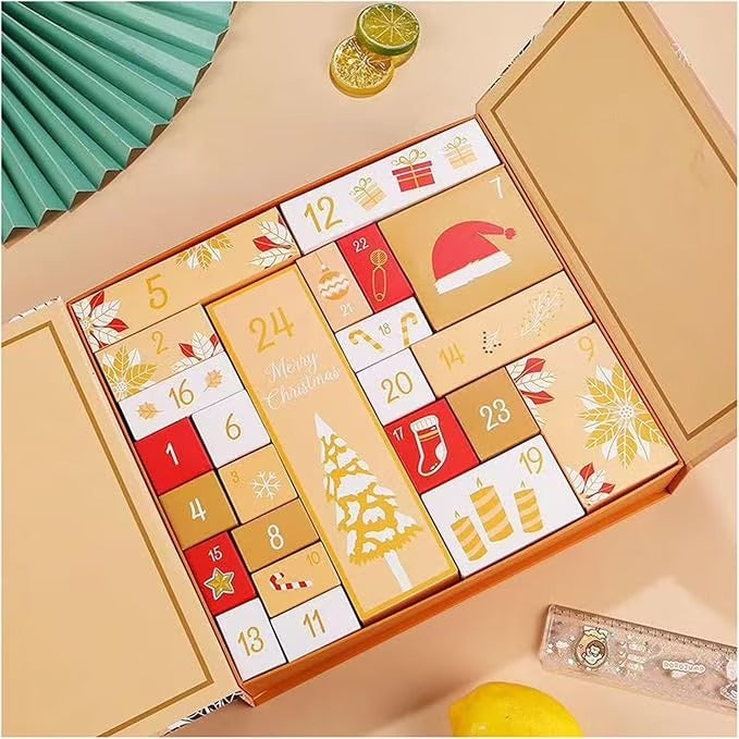 DIY Christmas Advent Calendar 2025 – 24 Refillable Gift Boxes Set