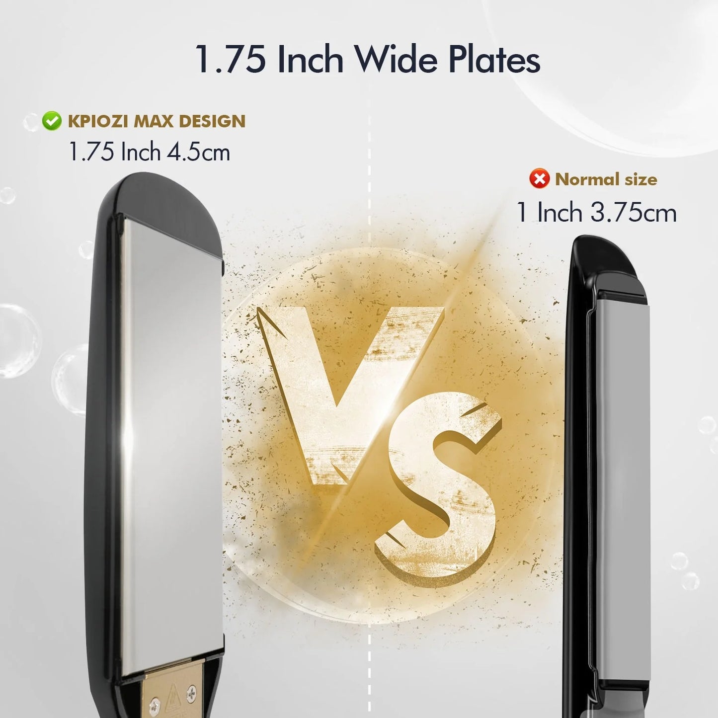 1.75" Hair Straightener – Salon-Sleek Hair in Minutes!