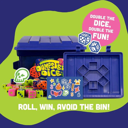 Dumpster Dice – The Fastest, Funniest Family Dice Game of the Year!