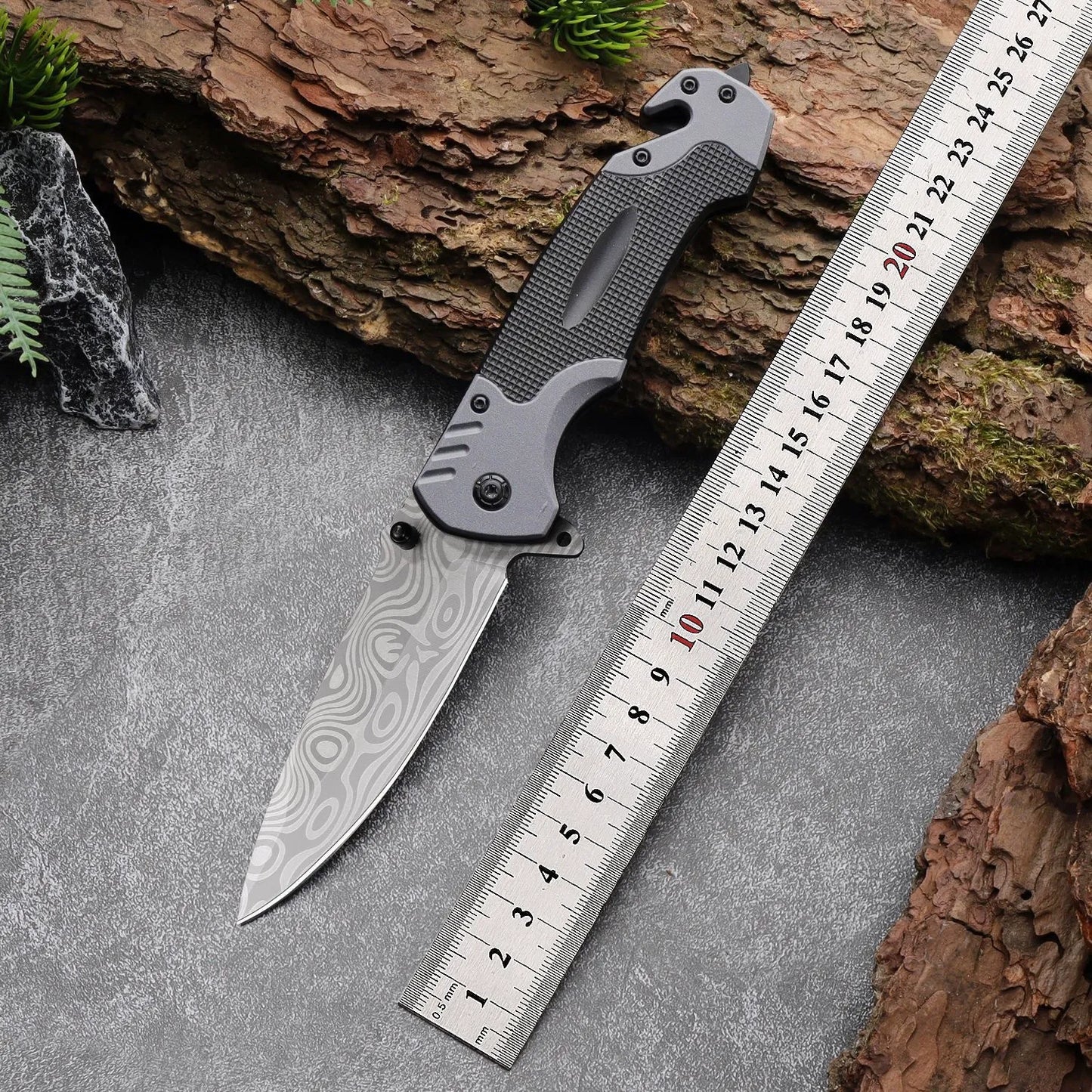 BM 5-in-1 Survival Folding Tool Multitool