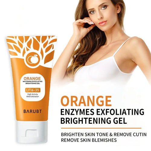 Orange Scented Exfoliator Clear Gel