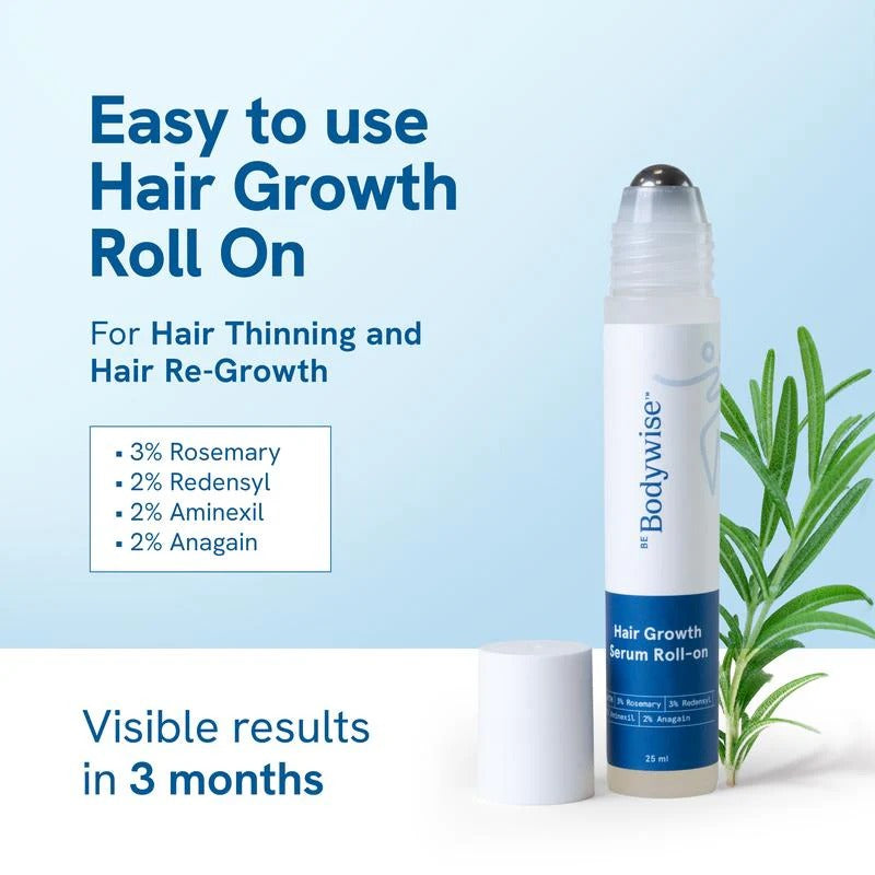🌱 Hair Growth Roll-On Serum – Restore Confidence, Regrow Hair