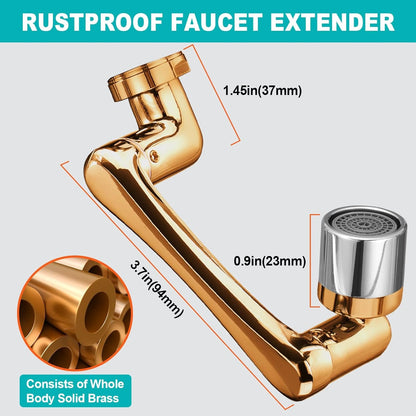 1440° Rotatable Faucet Aerator Extension