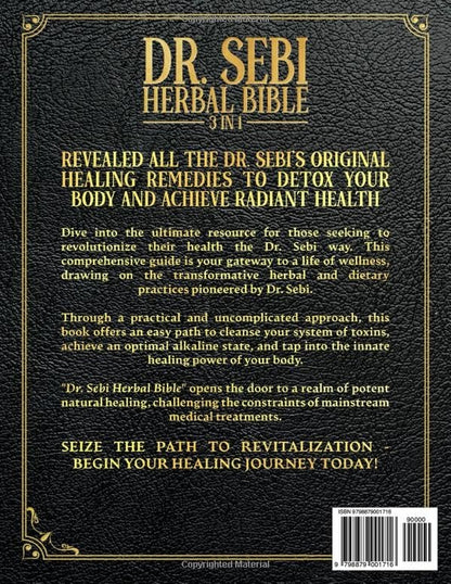 Dr. Sebi Herbal Bible 3 IN 1 – Unlock Nature's Healing Power
