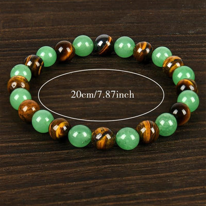 Arpurraina Money Magnet Bracelet – Green Aventurine & Tiger Eye