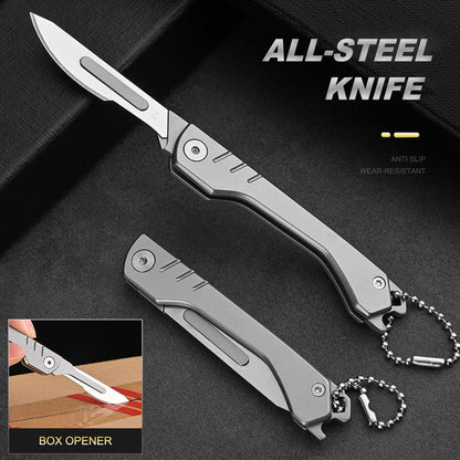 ⚔️Folding Scalpel Tool with 10pcs Replaceable Blades
