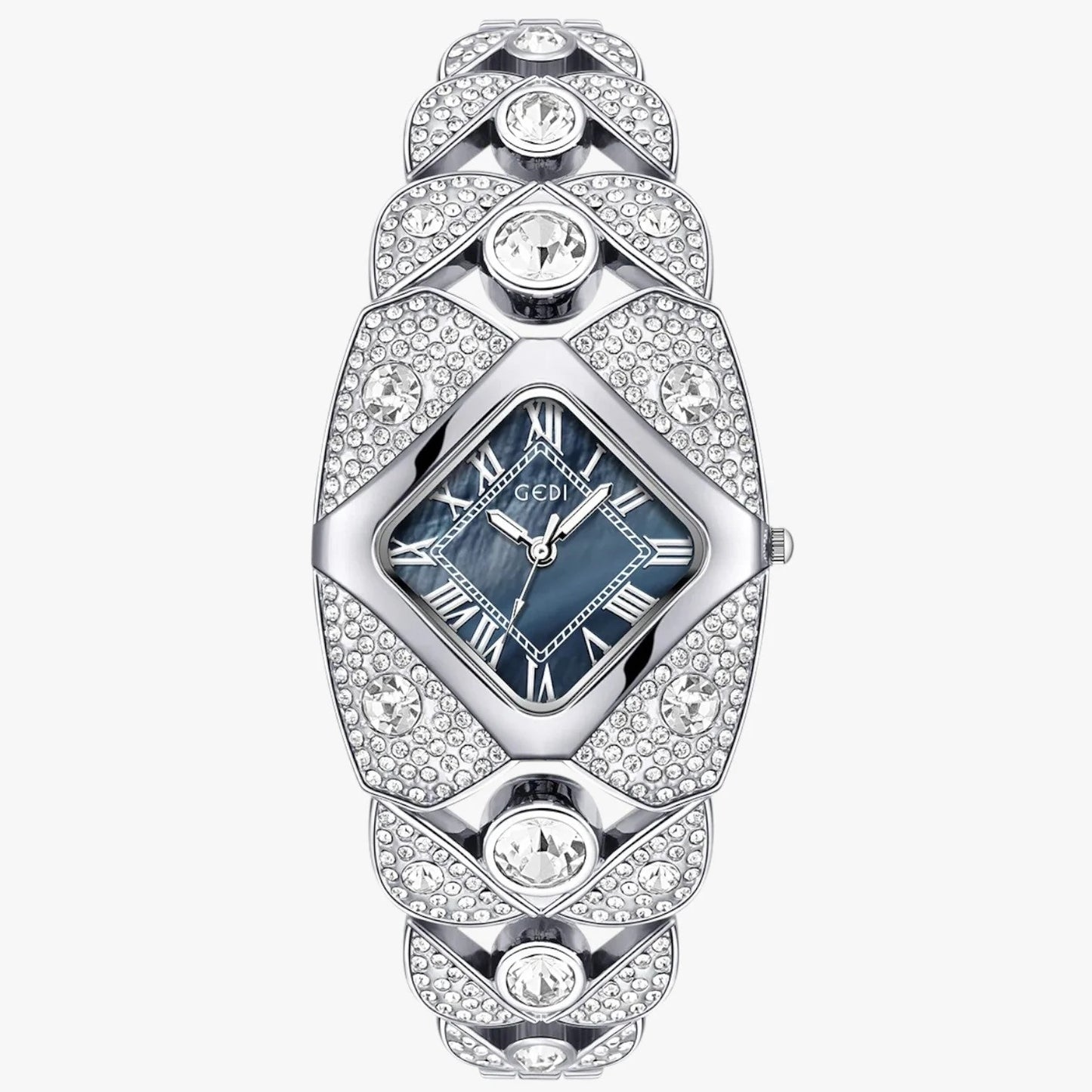 Luxury Full Diamond Bangle Bracelet Watch