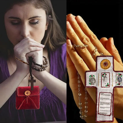 Christianartworkshop Classic Style Handcrafted Pocket Shrine